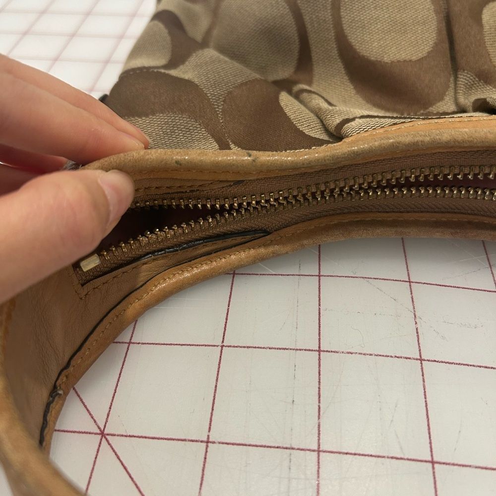 Coach Signature Canvas Ergo Hobo Bag - Picture 5 of 9